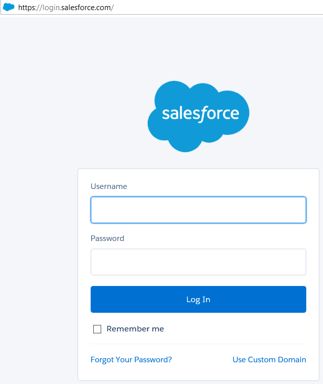 Salesforce login CRM Software